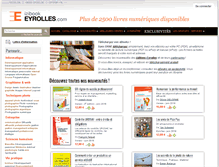 Tablet Screenshot of izibook.eyrolles.com