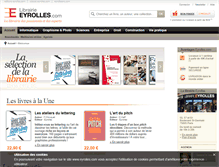 Tablet Screenshot of eyrolles.com